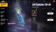 Rewards have to be manually claimed by gamers from the top-up event (Image via Garena)